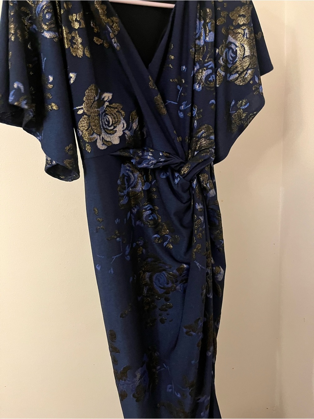 Designer Brand Sacha Drake Formal Floral Midi Dress